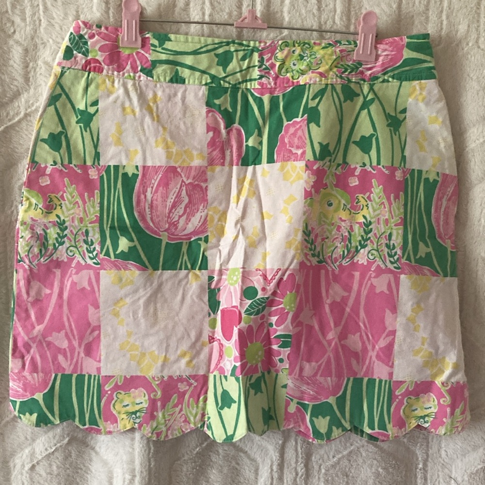 NWOT Lilly Pulitzer Floral Skort - Picture 2 of 7